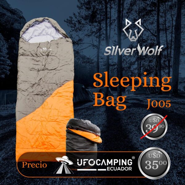Silver Wolf Sleeping Bag J005