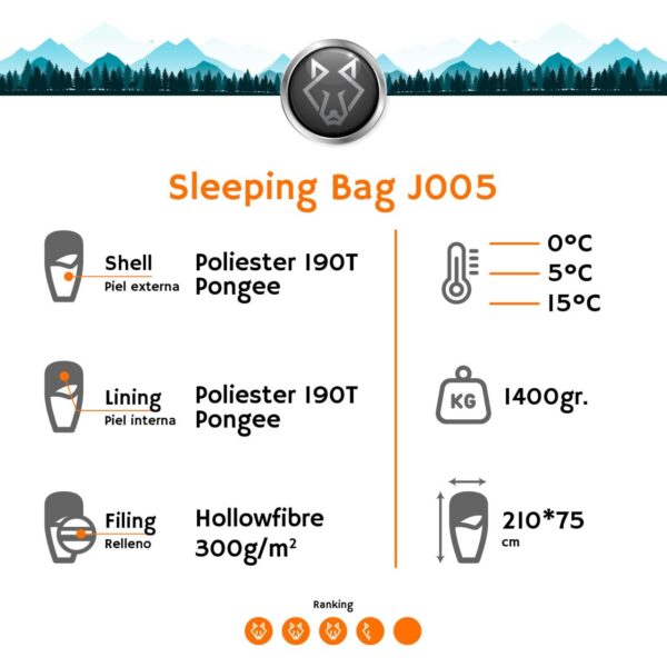 Sleeping Bag J005 - Imagen 2