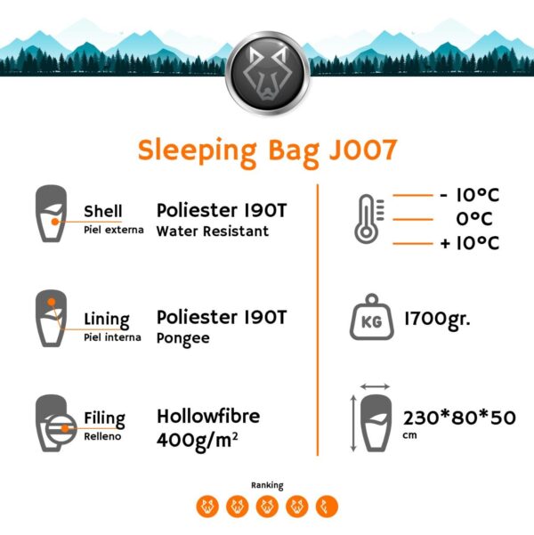 Sleeping Bag J007 - Imagen 2