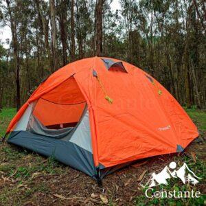 Carpa Camping Oursky 2 Personas Tres Estaciones Palitroques Fibra De Vidrio
