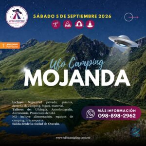 UFOcamping Mojanda - 5 septiembre 2026