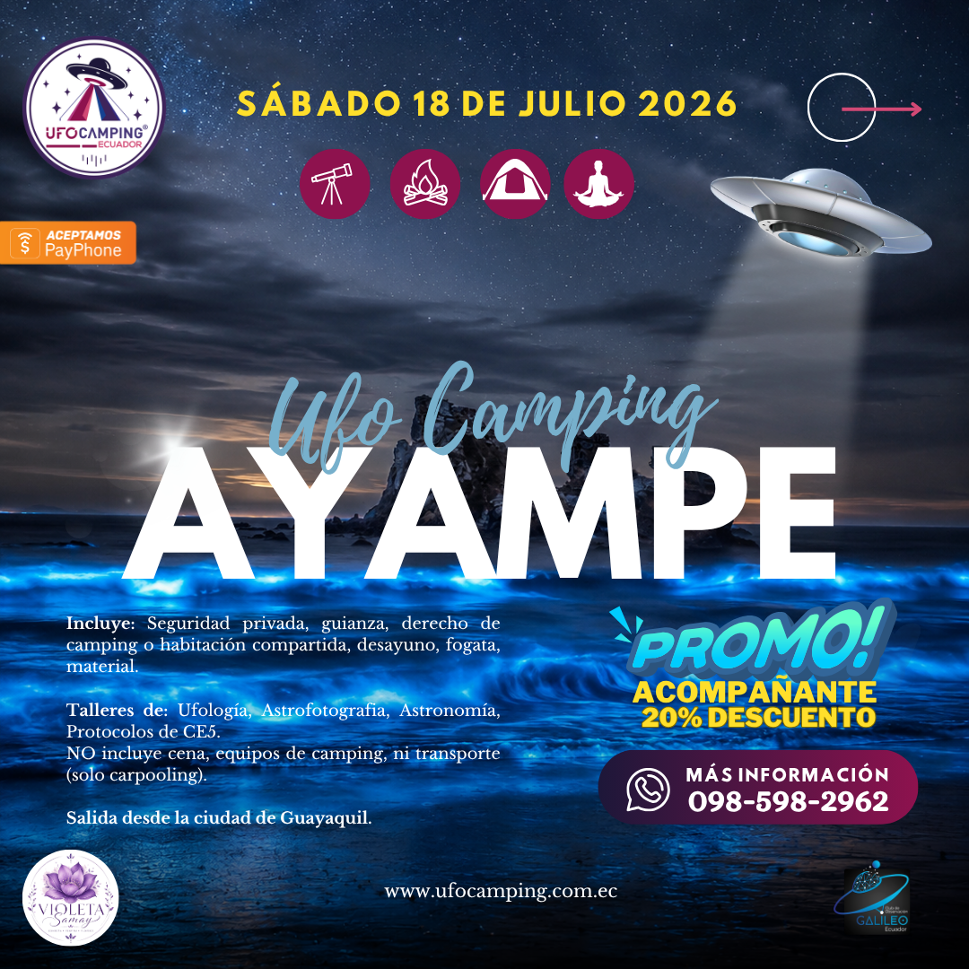 UFOcamping Ayampe - 18 julio 2026