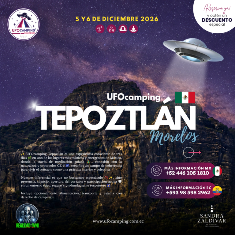 UFOcamping Tepoztlán – 5 diciembre 2026