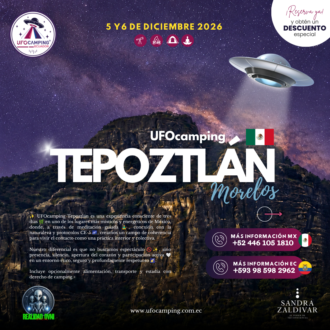 UFOcamping Tepoztlán - 5 y 6 de diciembre 2026