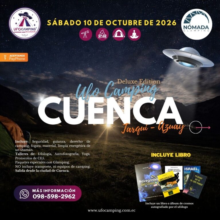 UFOcamping Cuenca, Tarqui – 10 de octubre 2026
